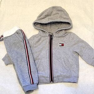 Tommy Hilfiger light grey tracksuit